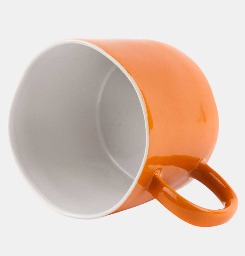 Quail's Egg Stoneware Mug in Orange