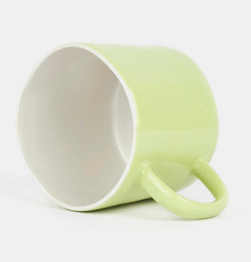 Quail's Egg Stoneware Mug in Pale Green