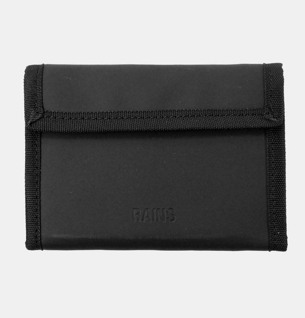 RAINS Small Wallet in Black