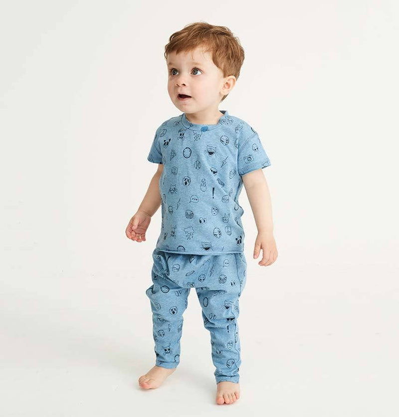 Soft Gallery Ashton T-Shirt – Baby Blue Melange - HUH. Store