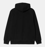 Carhartt WIP Hooded Chase Sweatshirt in Black