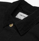 Carhartt WIP Michigan Coat in Black Rinsed