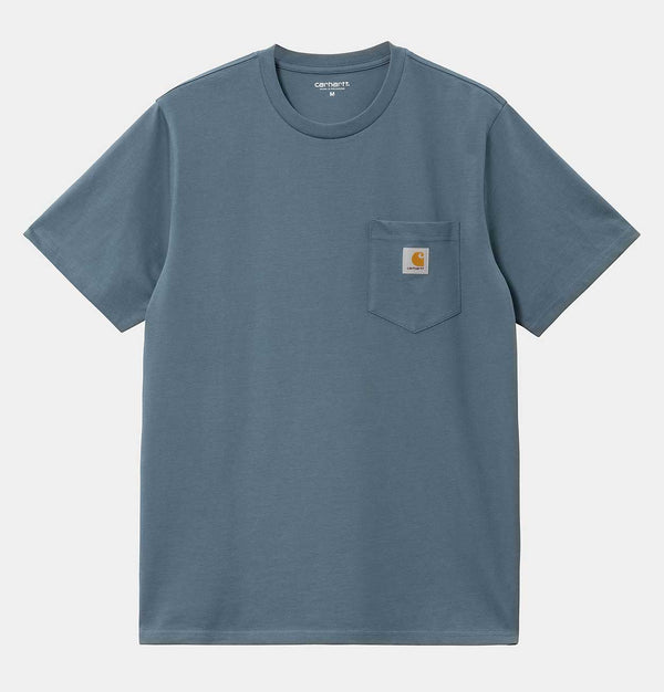 Carhartt WIP Pocket T-Shirt in Storm Blue