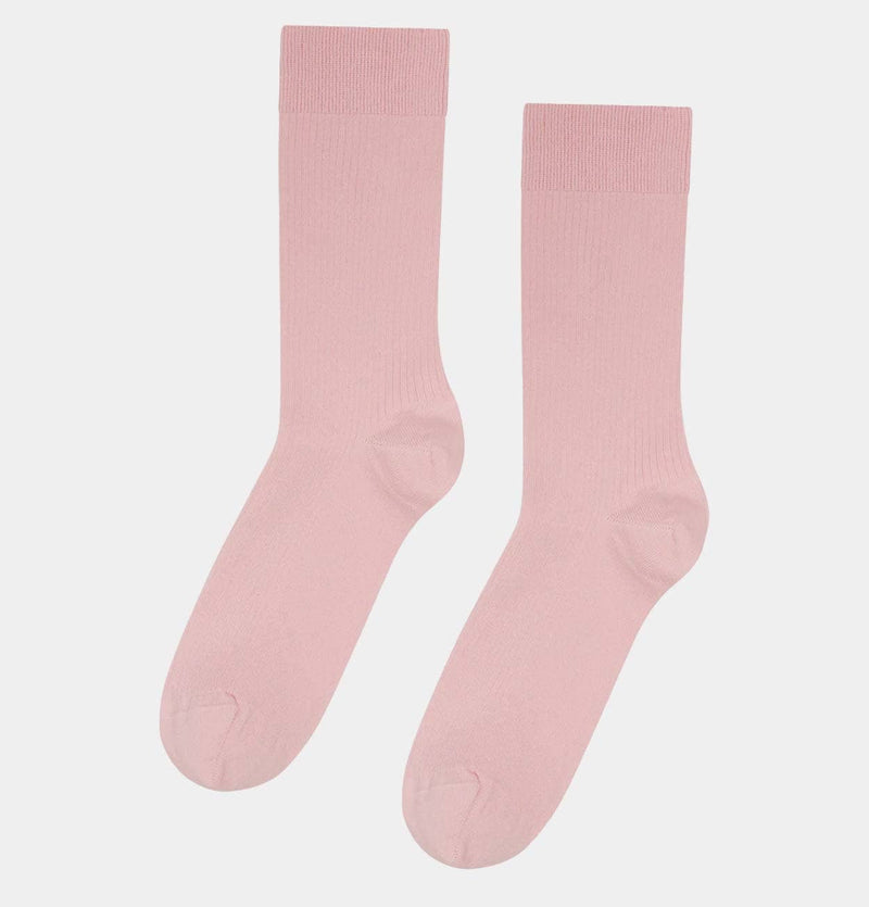 Colorful Standard Men's Classic Organic Cotton Socks in Faded Pink