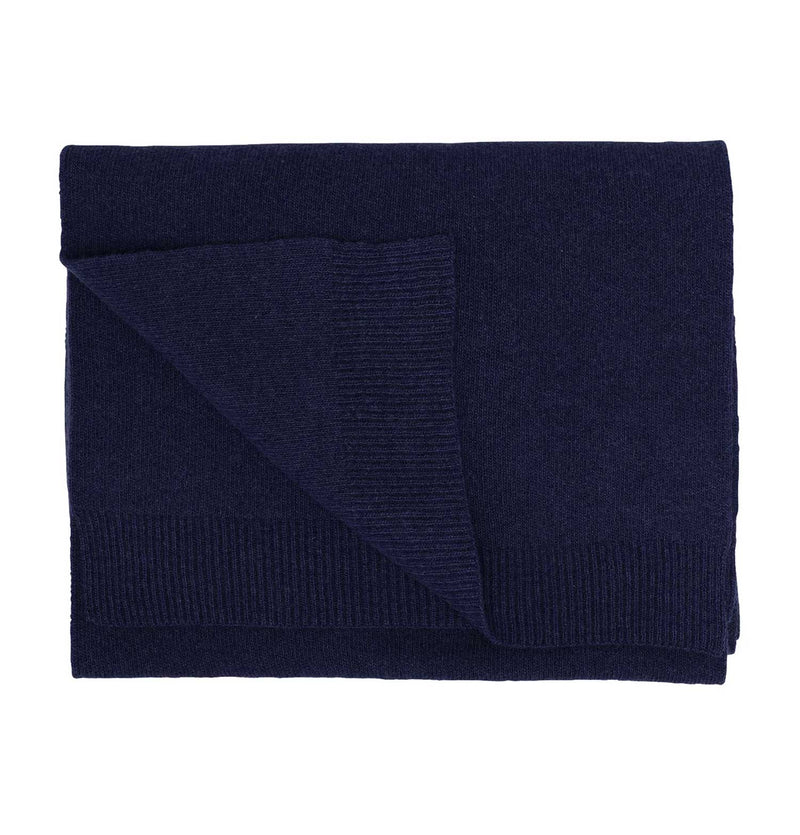 Colorful Standard Merino Wool Scarf – Navy Blue
