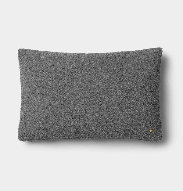 ferm LIVING Clean Cushion in Grey Wool Boucle