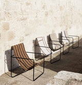 Ferm Living Desert Lounge Chair – Black/Soil