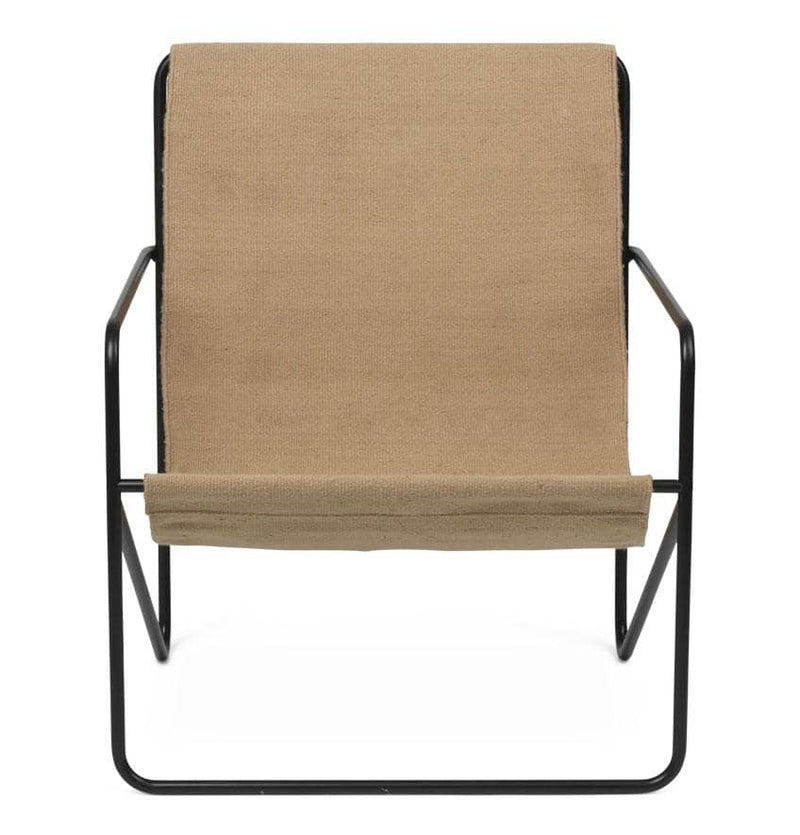 Ferm Living Desert Lounge Chair – Black/Solid Cashmere