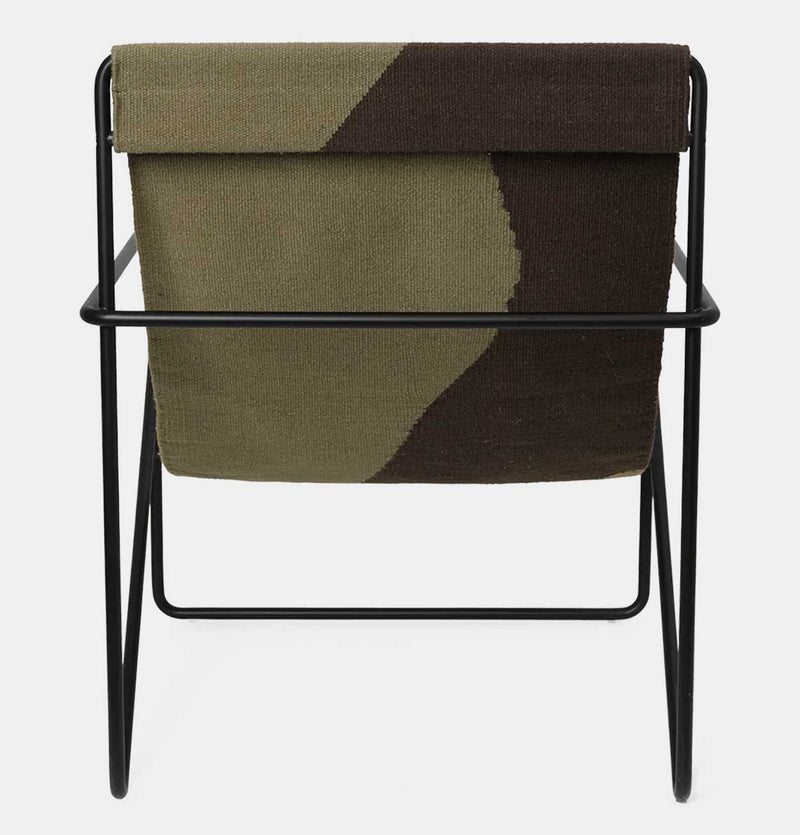 Ferm Living Desert Lounge Chair in Black & Dune