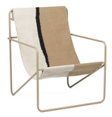 Ferm Living Desert Lounge Chair – Cashmere/Soil