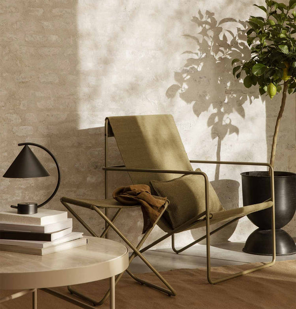 Ferm Living Desert Lounge Chair – Olive