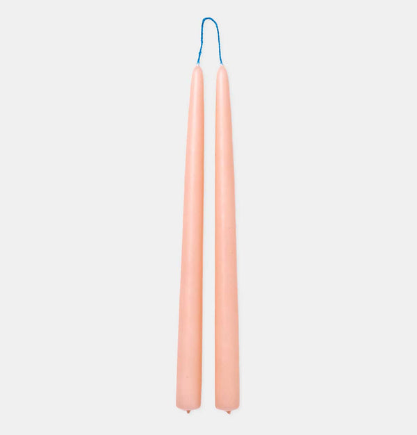 ferm LIVING Dipped Candles in Blush – Set of 2