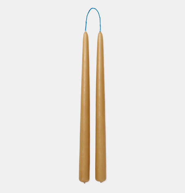 ferm LIVING Dipped Candles in Straw – Set of 2