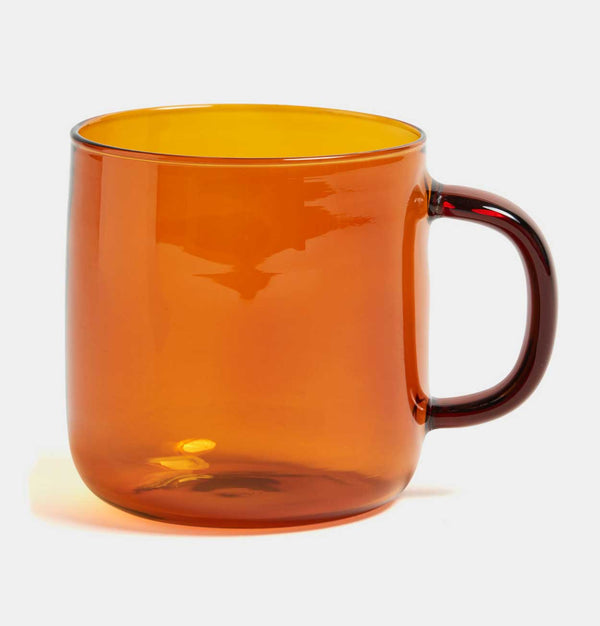 HAY Borosilicate Mug in Amber
