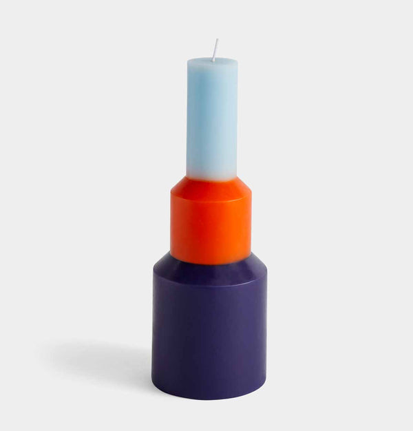 HAY Pillar Candle – Medium – Midnight Blue
