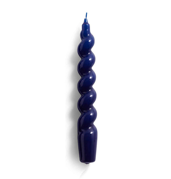 HAY Candle – Spiral – Midnight Blue