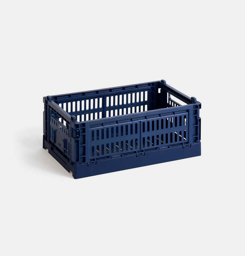 HAY Colour Crate – Small – Dark Blue