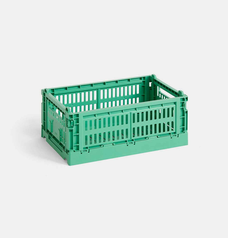 HAY Colour Crate – Small – Dark Mint