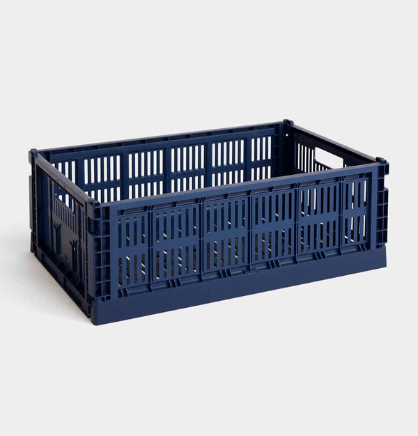 HAY Colour Crate – Large – Dark Blue