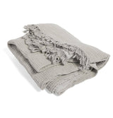 HAY Crinkle Plaid Blanket – Grey