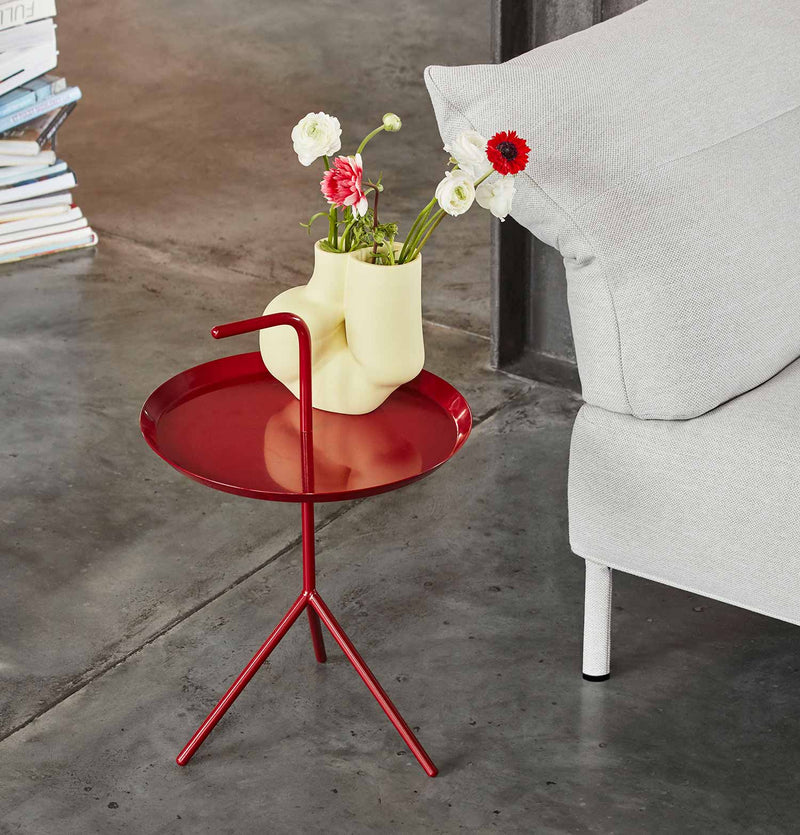 HAY DLM Side Table – Cherry Red High Gloss