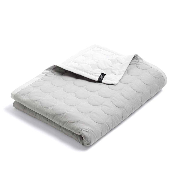HAY Mega Dot Bedcover – 260 x 260 cm – Light Grey