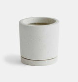 HAY Plant Pot with Saucer – Medium – White