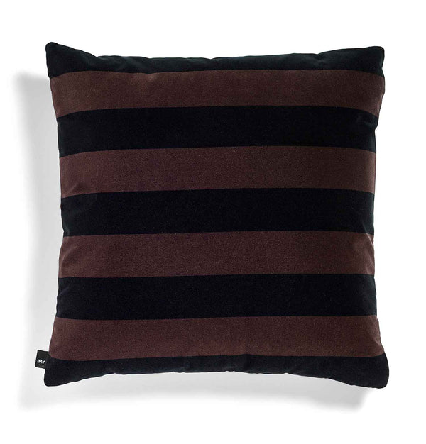 HAY Soft Stripe Cushion – 50 x 50 cm – Burgundy