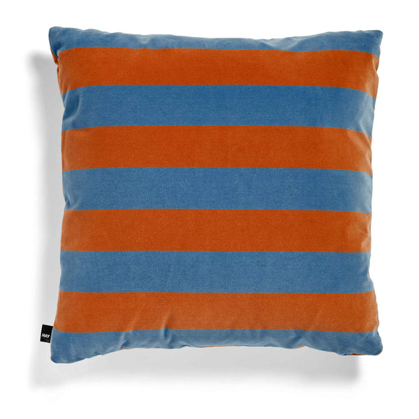 HAY Soft Stripe Cushion – 58 x 58 cm – Soft Blue
