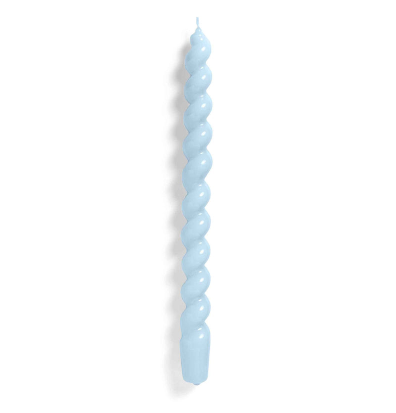 HAY Candle – Spiral Long – Light Blue