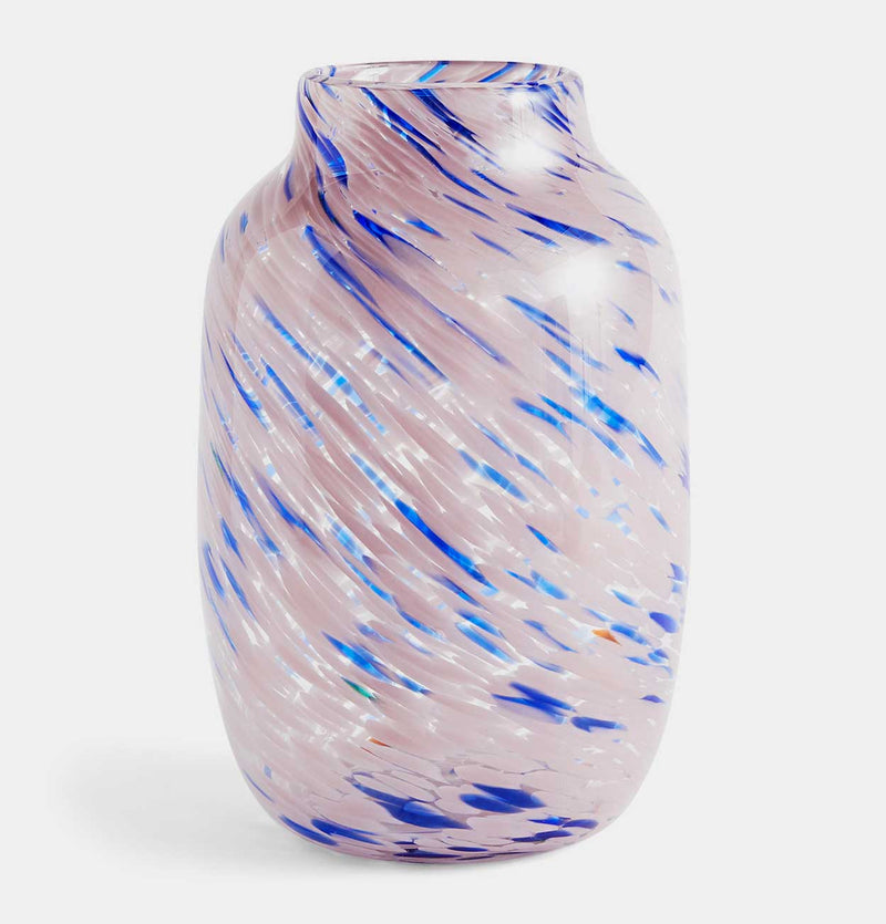 HAY Splash Vase in Light Pink & Blue
