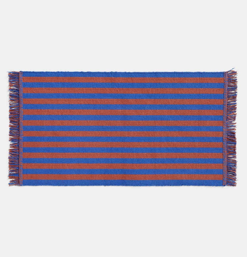 HAY Stripes and Stripes Door Mat in Cacao Sky