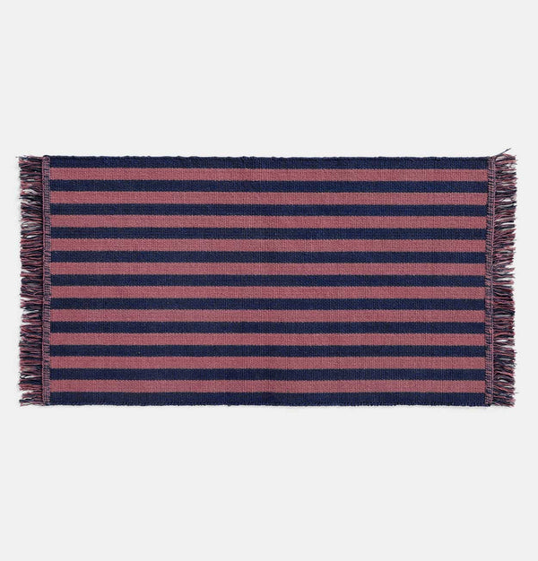 HAY Stripes and Stripes Door Mat in Navy Cacao