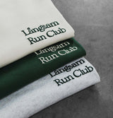 Långsam Run Club Embroidered Logo T-Shirt in Athletic Heather