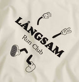 Långsam Run Club Original T-Shirt in Ecru