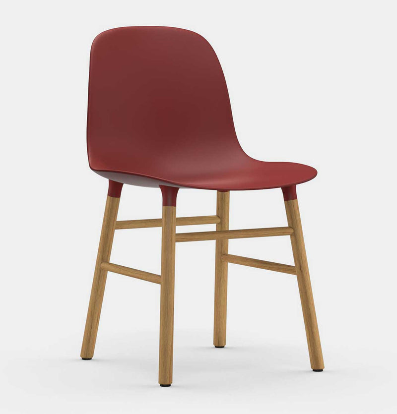 Normann Copenhagen Form Chair – Oak – Red