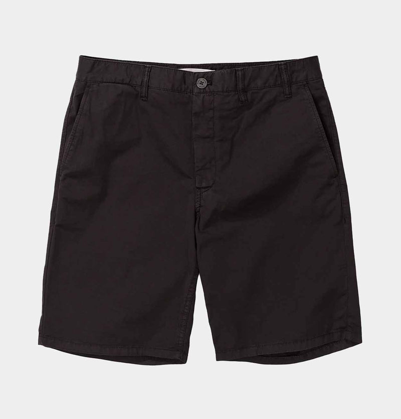 Norse Projects Aros Light Twill Shorts in Black