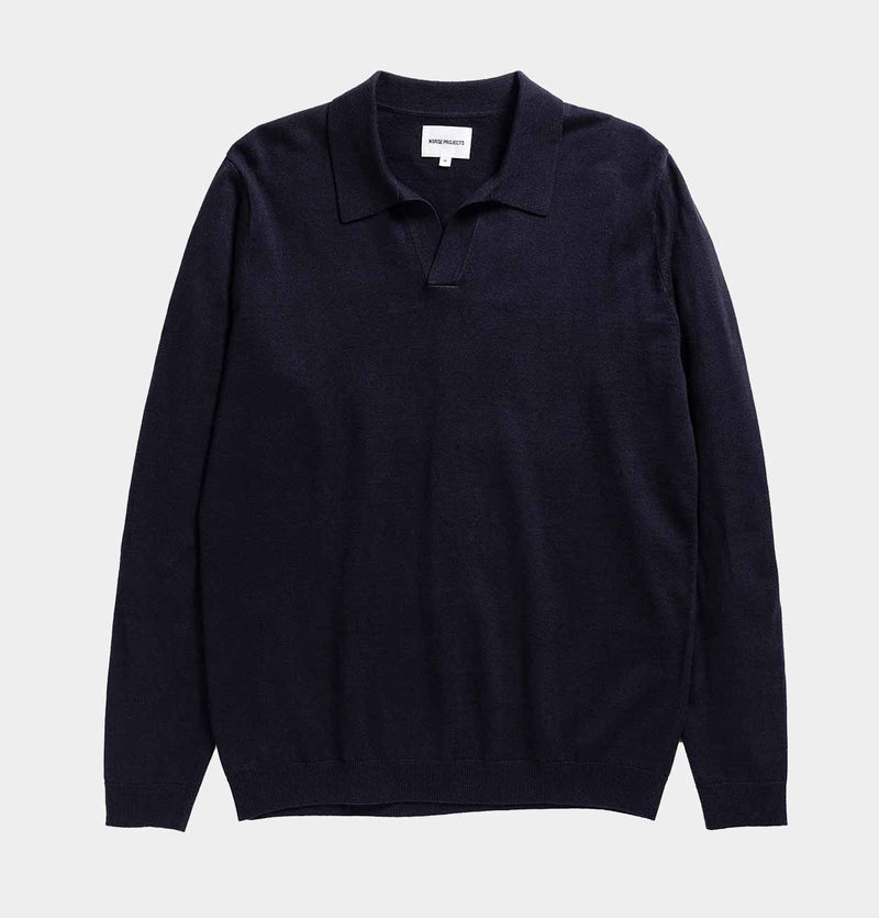 Norse Projects Leif Cotton Linen Polo Shirt