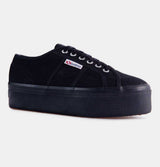 Superga 2790 Linea Up Down Shoes in Full Black