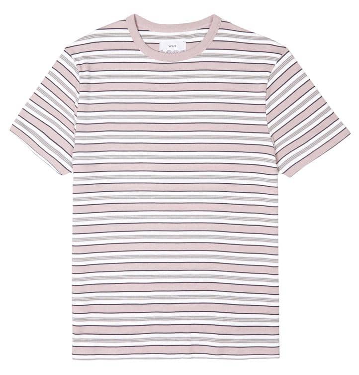 Wax London Delta T-Shirt – Violet Pink/Black/Grey